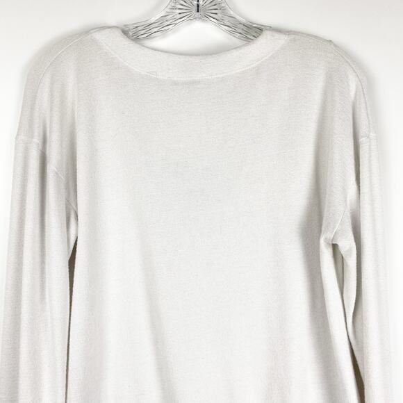 Wilfred Free Antonova Lace Up Knit Blouse Aritzia Lightweight Womens Size Small - Picture 10 of 12